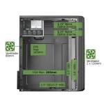 Caja minitorre anima acm500 con fuente 500w