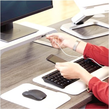 Soporte para monitor hana blanco