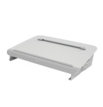 Fellowes hana soporte y atril - guia magnetica de lectura -  diseño elegante y duradero - hasta 5kg - color blanco