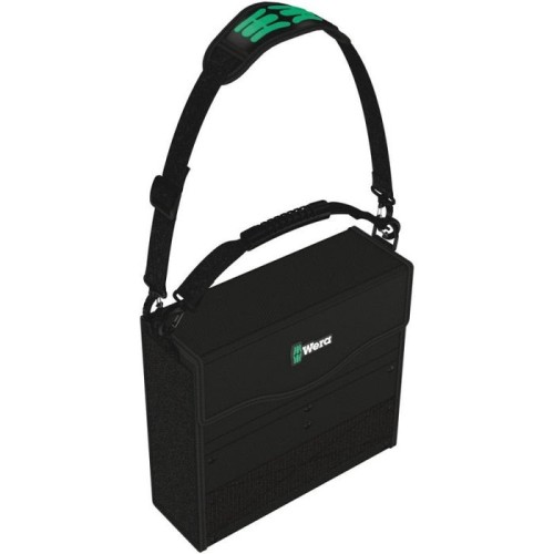 Caja de herramientas wera 2go 2, bolsa negra, con asa y correa para el hombro 5004351001