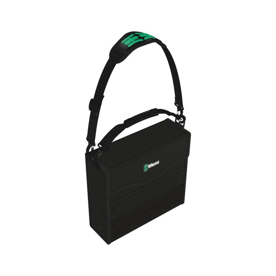 Caja de herramientas wera 2go 2, bolsa negra, con asa y correa para el hombro 5004351001