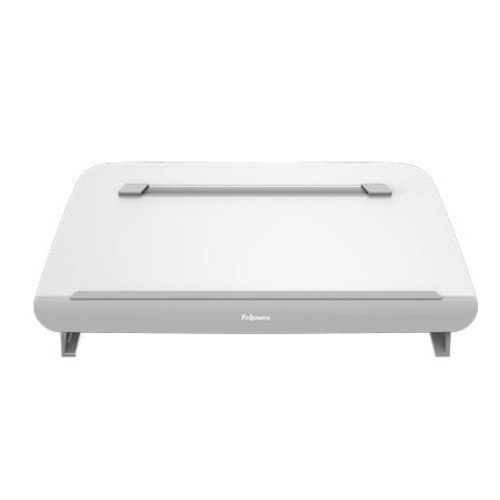 Fellowes hana soporte y atril - guia magnetica de lectura -  diseño elegante y duradero - hasta 5kg - color blanco
