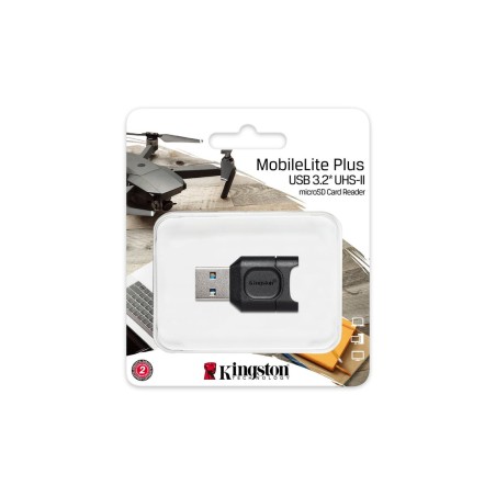 Lector de tarjetas externo kingston mobilelite plus usb 3.1, microsd