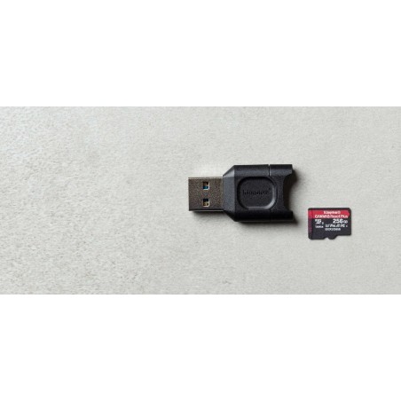Lector de tarjetas externo kingston mobilelite plus usb 3.1, microsd