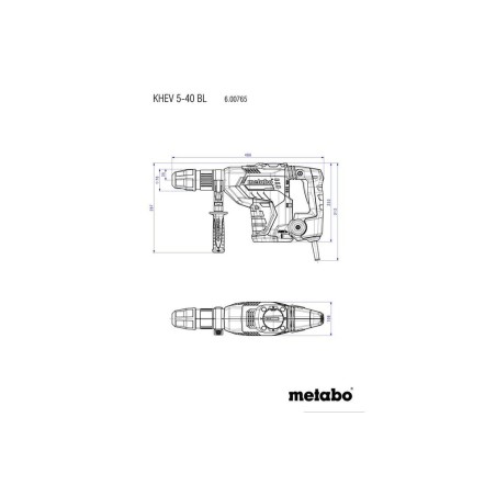 Martillo combinado metabo khev 5-40 bl