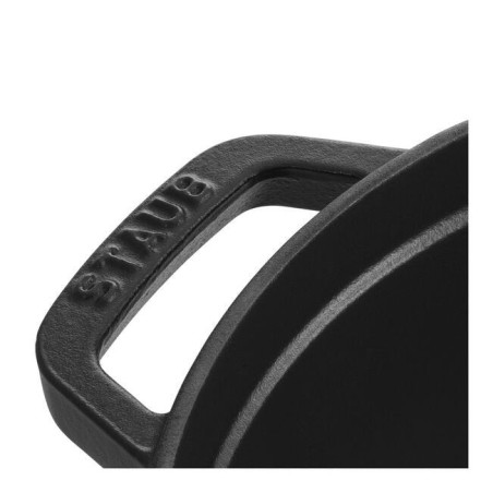 Staub round cocotte, hierro fundido de 26 cm, negro