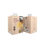 Bombilla inteligente edison muvit io miobulb012 wifi 5w e27 470lm color ámbar compatible asistentes de voz google / alexa