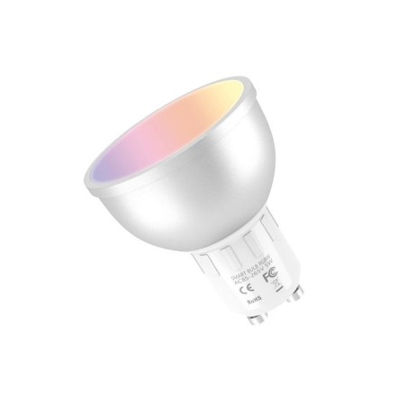 Bombilla inteligente muvit io miobulb014 wifi 5w gu10 400lm luz multicolor compatible asistentes de voz google / alexa