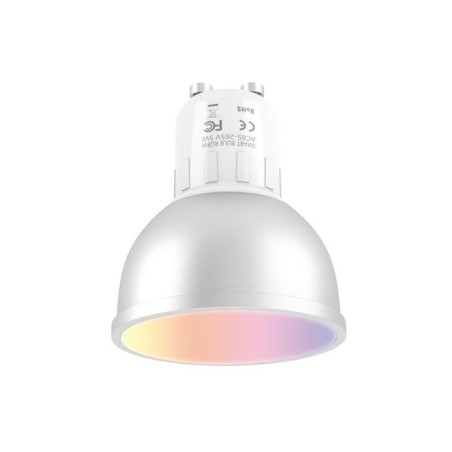 Bombilla inteligente muvit io miobulb014 wifi 5w gu10 400lm luz multicolor compatible asistentes de voz google / alexa