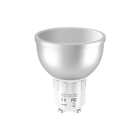 Bombilla inteligente muvit io miobulb014 wifi 5w gu10 400lm luz multicolor compatible asistentes de voz google / alexa