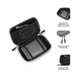 Funda subblim hdd business grey para disco de 2.5'/6.35cm exterior rígido interior acolchado bandas elásticas