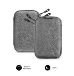 Funda subblim hdd business grey para disco de 2.5'/6.35cm exterior rígido interior acolchado bandas elásticas