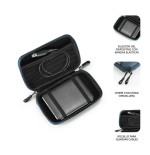 Funda subblim hdd business dark blue para disco de 2.5'/6.35cm exterior rígido interior acolchado bandas elásticas