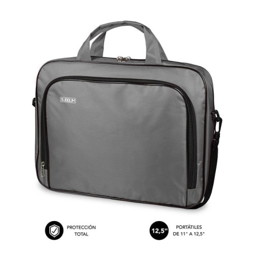 Maletín subblim oxford para portátiles hasta 12.5' gris