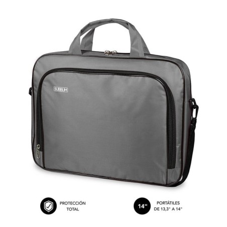 Maletín subblim oxford para portátiles hasta 14' gris