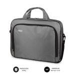 Maletín subblim oxford para portátiles hasta 14' gris