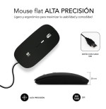 Maletín + ratón usb subblim select pack para portátiles hasta 15.6'/ 39.6cm ratón 1200dpi interior acolchado bolsillo frontal