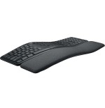 Teclado alemán logitech ergo k860 rf wireless + bluetooth qwertz grafito