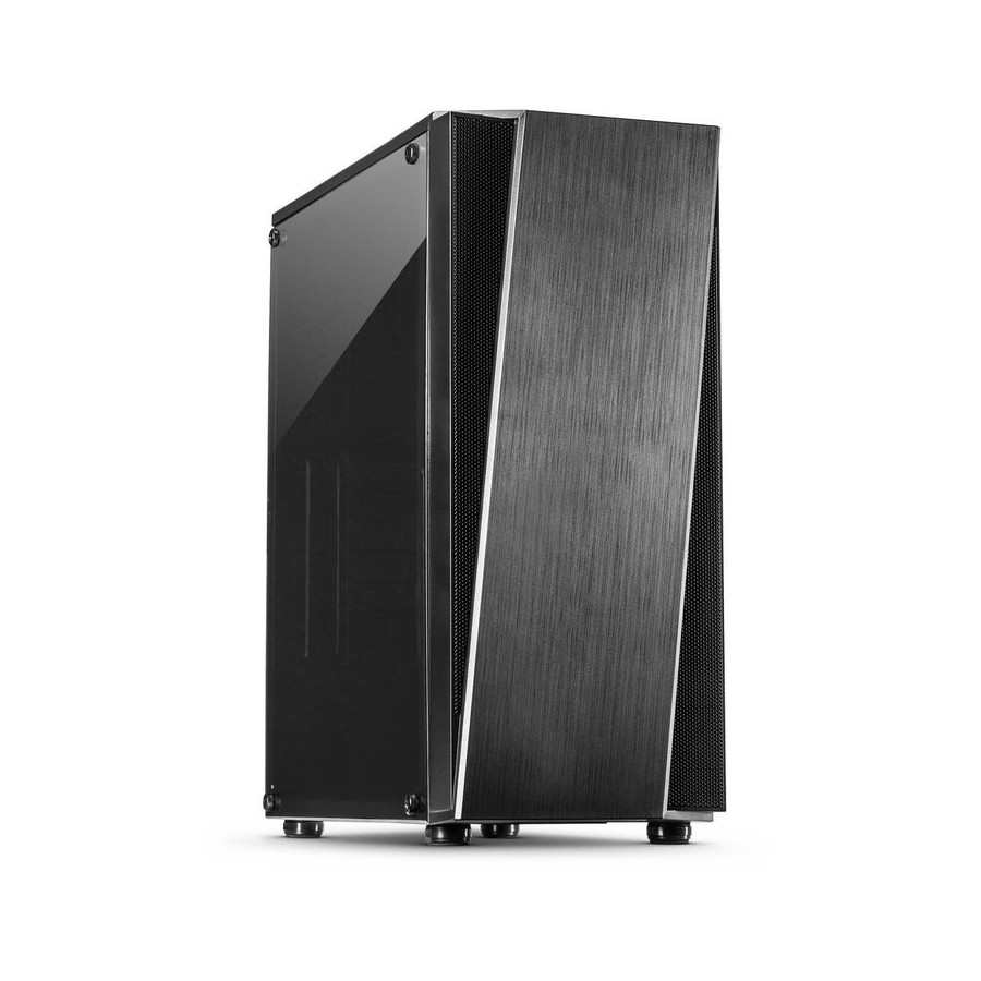 Caja pc inter-tech t-11 televen lateral de cristal acrílico