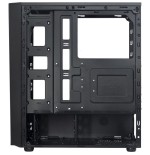 Caja pc inter-tech t-11 televen lateral de cristal acrílico