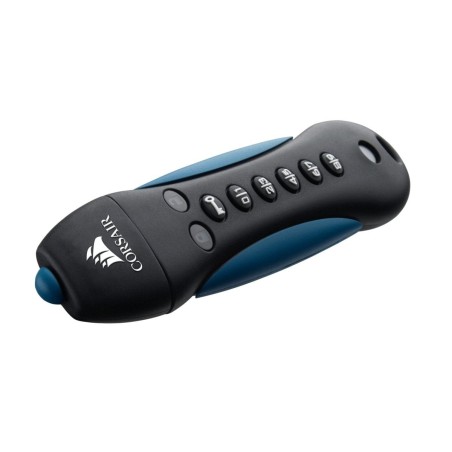Pendrive corsair flash padlock 3 128gb secure usb 3.0 with keypad secure 256-bit hardware aes encryption