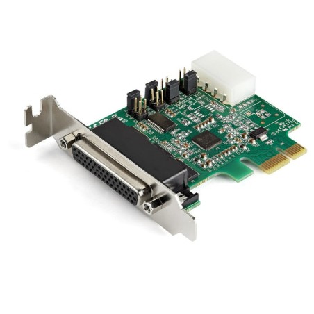 Startech.com tarjeta adaptadora pci express serie de 4 puertos rs232 - uart 16950 - perfil bajo
