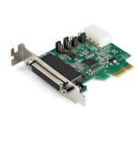 Startech.com tarjeta adaptadora pci express serie de 4 puertos rs232 - uart 16950 - perfil bajo
