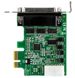 Startech.com tarjeta adaptadora pci express serie de 4 puertos rs232 - uart 16950 - perfil bajo