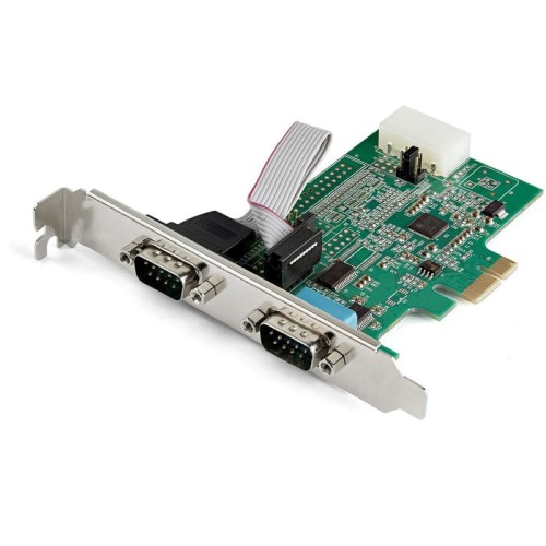 Startech.com tarjeta pci express serie de 2 puertos rs232 uart 16950