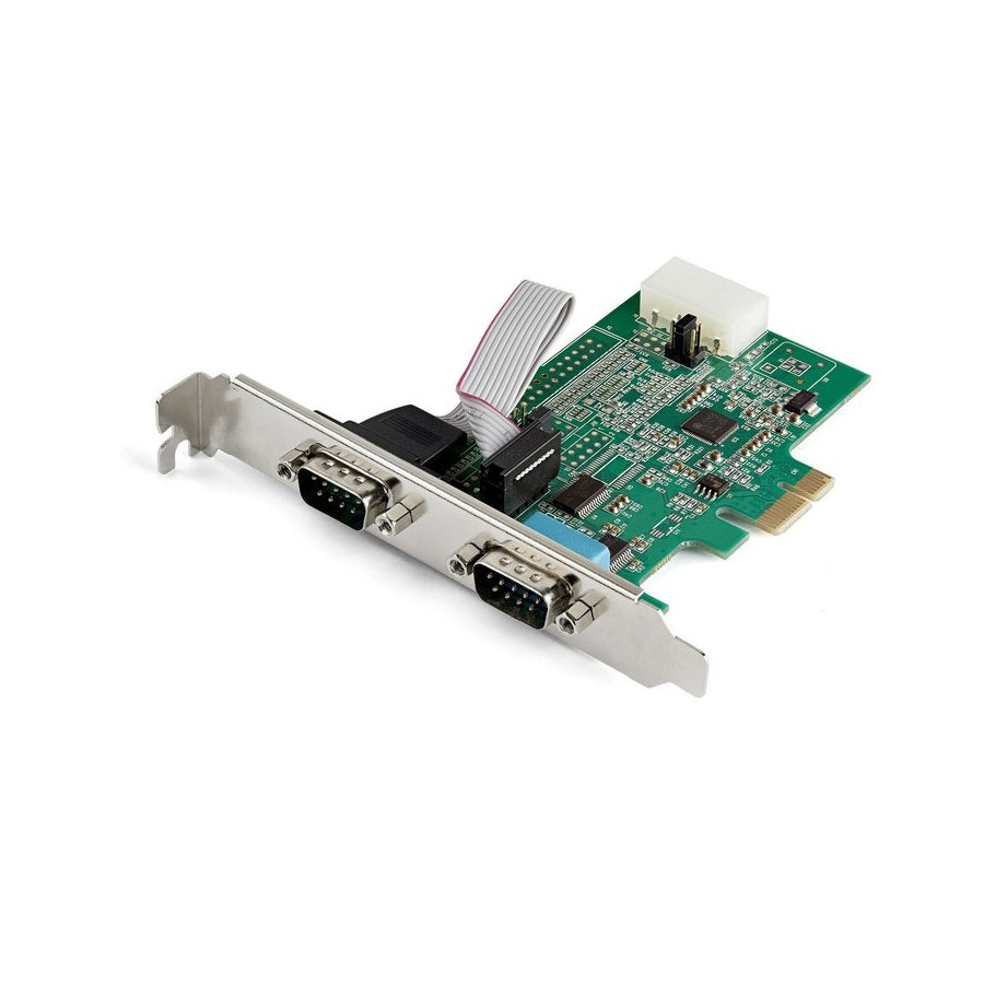 Startech.com tarjeta pci express serie de 2 puertos rs232 uart 16950