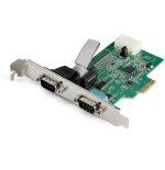 Startech.com tarjeta pci express serie de 2 puertos rs232 uart 16950