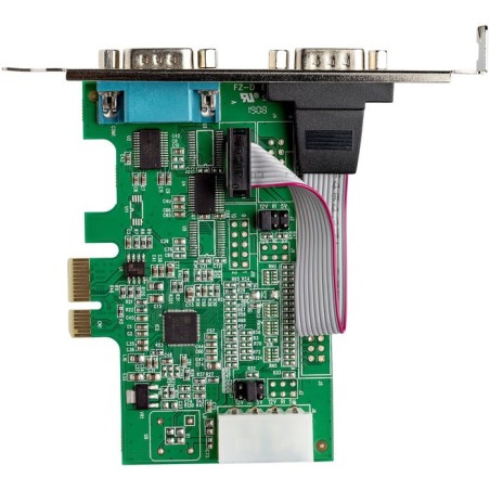 Startech.com tarjeta pci express serie de 2 puertos rs232 uart 16950