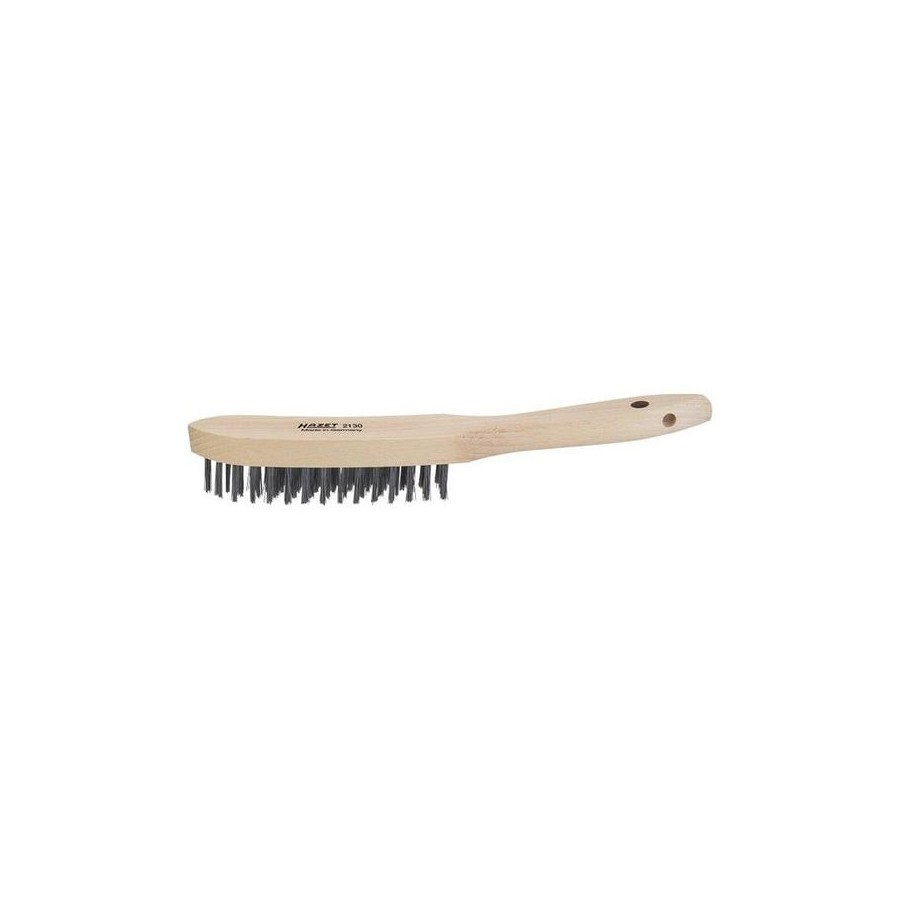 Cepillo de alambre mango madera hazet 2130