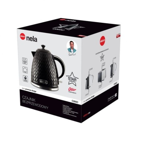 Hervidor eldom c265c nela, negro