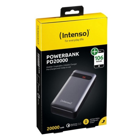 Intenso powerbank pd20000 power delivery 20000 mah antharzit