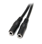 Startech adaptador divisor splitte jack 3.5 m/h negro 0.20m muy1mffs