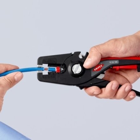 Knipex pelacables automático precistrip16, pelacables 12 52 195
