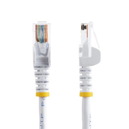 Startech cable de red cat5e utp 1m blanco 45pat1mwh