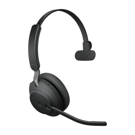 Jabra evolve2 65 uc stereo bluetooth inalmbrico usb-c aislamiento de ruido negro con base de carga