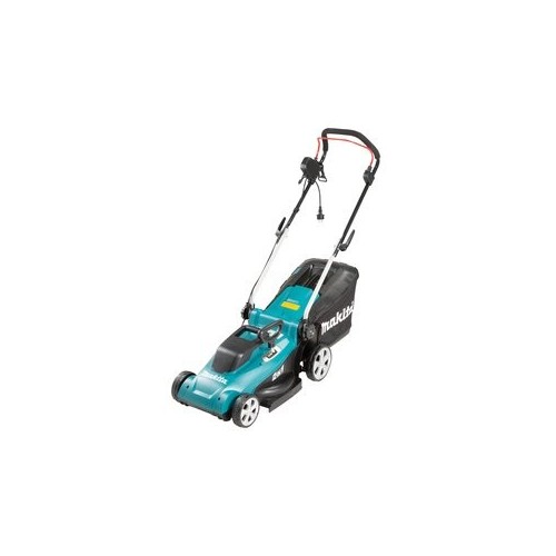 Cortacesped electrico 1400w makita elm3720 2e1 cesto salida trasera cm 37