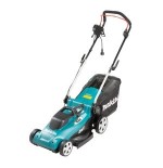 Cortacesped electrico 1400w makita elm3720 2e1 cesto salida trasera cm 37