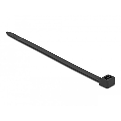 Delock 18991 presilla brida tipo escalera nylon negro 10 pieza(s)