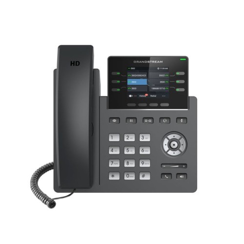 Grandstream grp2613 [telefono voip - 3 cuentas sip, audio hd, 24 prog.tl. + 6 preajustes, 2xlan 1gbps, poe]