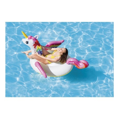 Colchoneta hinchable 101x140x97cm modelo unicornio. intex