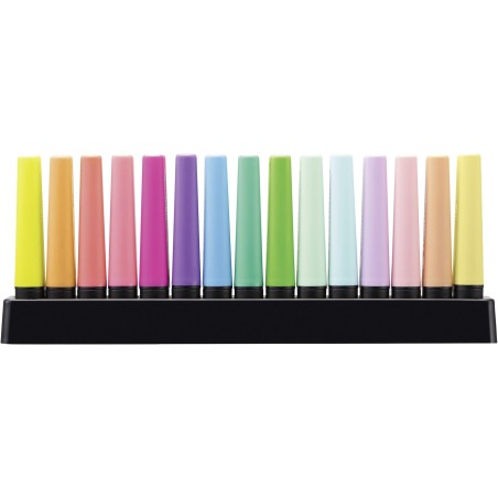 Stabilo boss original 15 rotuladores colores 9 fluorescentes 6 pastel set de escritorio