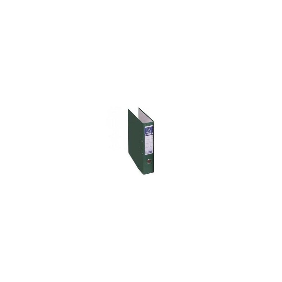 Dohe archivador cartón rigido forrado pp palanca folio lomo ancho rado verde