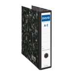 Dohe archivador archinovo cartón rígido palanca folio lomo ancho negro jaspeado