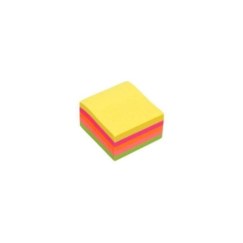 Bismark cubo de notas adhesivas cubo 450 notas 76x76 colores neon