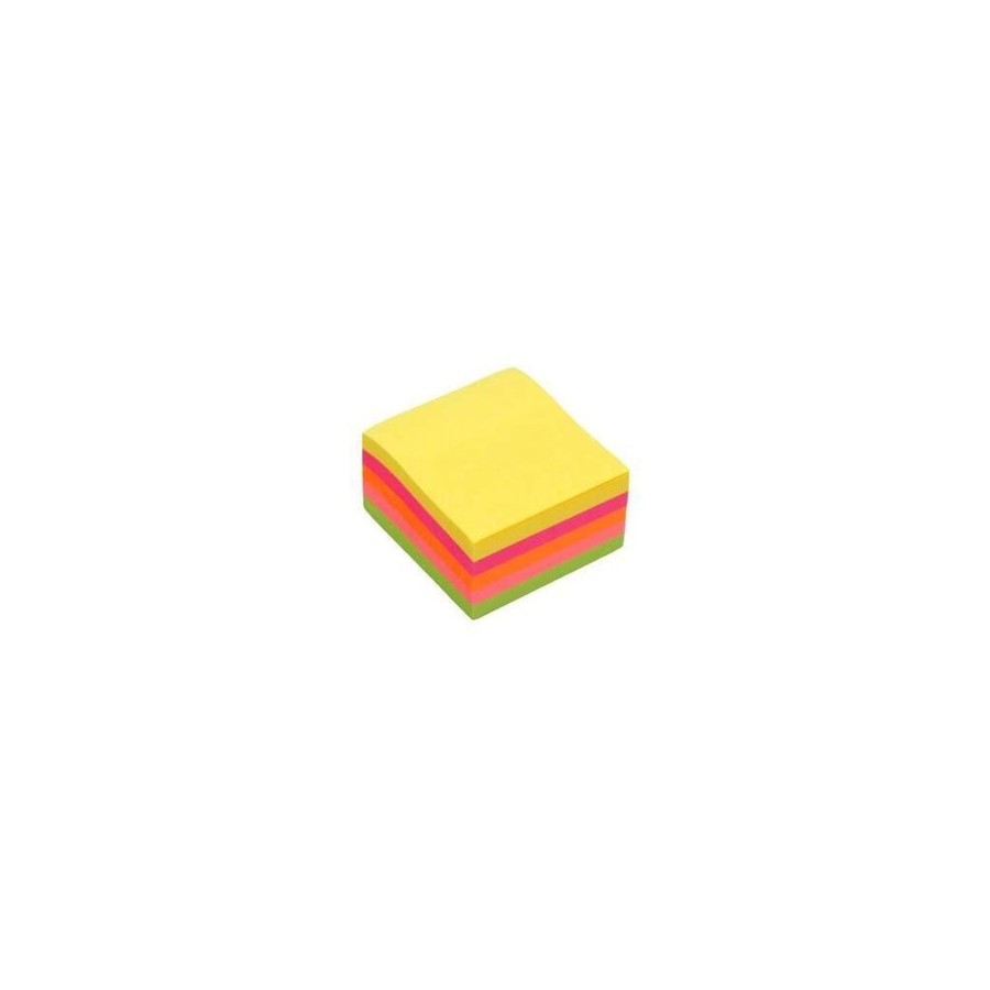 Bismark cubo de notas adhesivas cubo 450 notas 76x76 colores neon