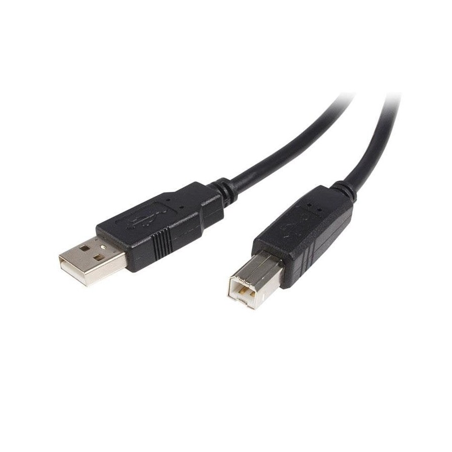 Startech cable usb2.0 a tipo b (impresora) 50cm negro usb2hab50cm